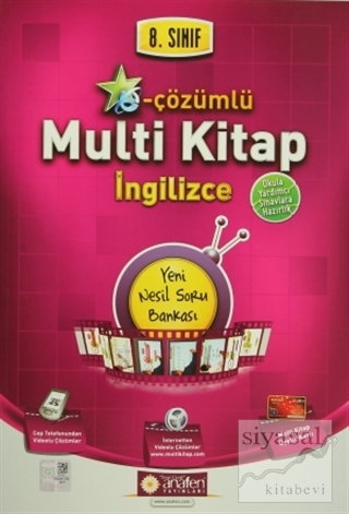 8. Sınıf İngilizce e-Çözümlü Multi Kitap