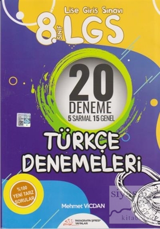 8. Sınıf LGS 20 Türkçe Denemeleri Mehmet Vicdan