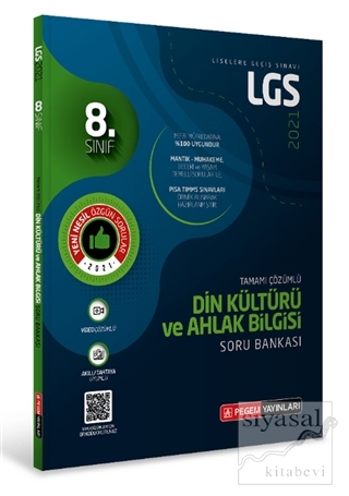 8.Sınıf LGS Din Kültürü ve Ahlak Bilgisi Tamamı Çözümlü Soru Bankası 2