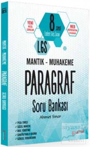8. Sınıf LGS Mantık - Muhakeme Paragraf Soru Bankası Ahmet Sınar