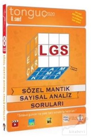 8. Sınıf LGS Sözel Mantık Sayısal Mantık Analiz Soruları Tonguç Akadem