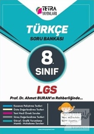 8. Sınıf LGS Türkçe Soru Bankası Adem Kurum
