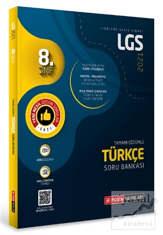 8.Sınıf LGS Türkçe Tamamı Çözümlü Soru Bankası 2021 Kolektif