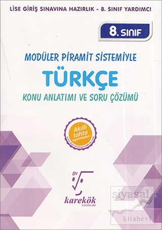 8. Sınıf Modüler Piramit Sistemiyle Türkçe Konu Anlatımı ve Soru Çözüm