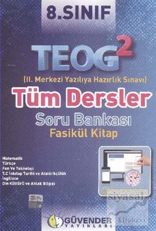 8. Sınıf TEOG - 2 Tüm Dersler Soru Bankası Fasikül Kitap Komisyon