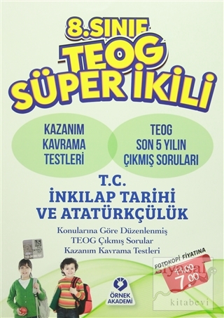 8. Sınıf TEOG Süper İkili T.C. İnkilap Tarihi ve Atatürkçülük Çıkmış S