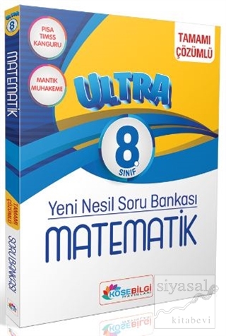 8. Sınıf Ultra Matematik Çözümlü Soru Bankası Kolektif
