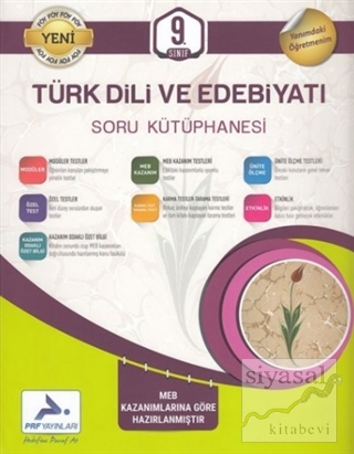 9. Sınıf Türk Dili ve Edebiyatı Soru Kütüphanesi Kolektif