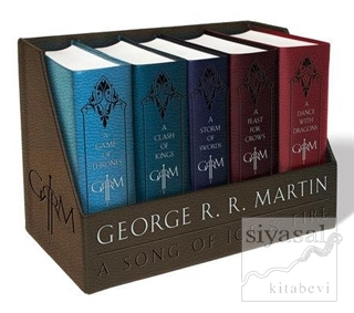 A Game of Thrones - (Song of Ice and Fire Series) Leather Cloth Boxed 
