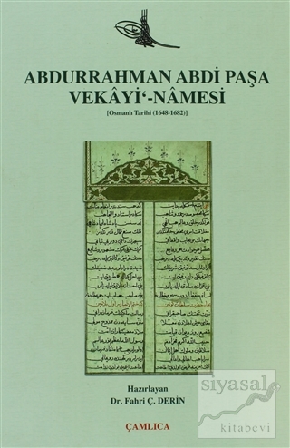 Abdurrahman Abdi Paşa Vekayi Namesi (Ciltli) Abdurrahman Abdi Paşa