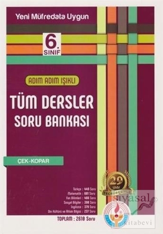 Adım Adım Işıklı 6. Sınıf Tüm Dersler Soru Bankası