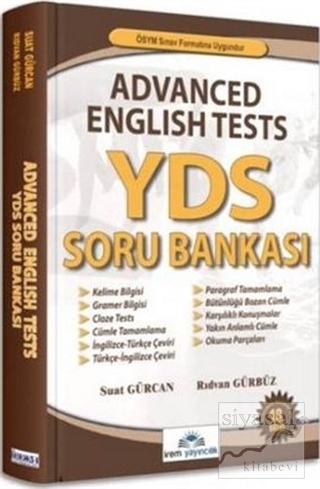 Advanced English Tests YDS Soru Bankası Suat Gürcan