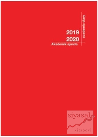 Akademi Çocuk 2019-2020 3056 Akademik Ajanda Kırmızı