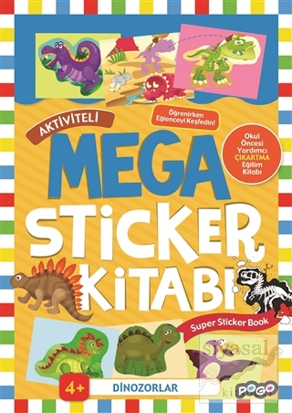 Aktiviteli Mega Sticker Kitabı - Dinozorlar Kolektif