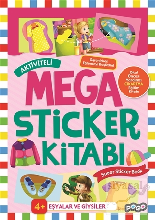 Aktiviteli Mega Sticker Kitabı - Eşyalar ve Giysiler Kolektif