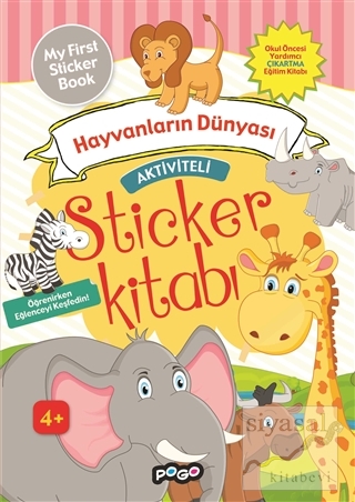 Aktiviteli Sticker Kitabı - Hayvanların Dünyası Kolektif