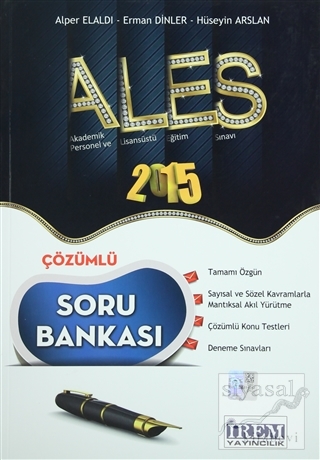 ALES Çözümlü Soru Bankası - 2015 Alper Elaldı