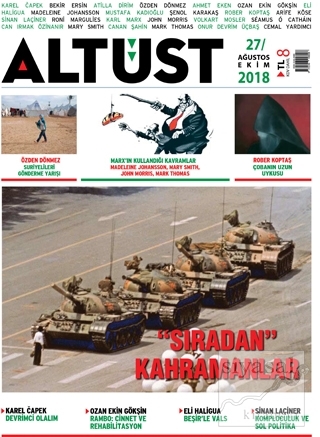 Altüst Dergisi Sayı: 27 Ağustos - Ekim 2018 Kolektif
