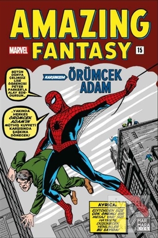 Amazing Fantasy 15 / Karşınızda Örümcek Adam Stan Lee