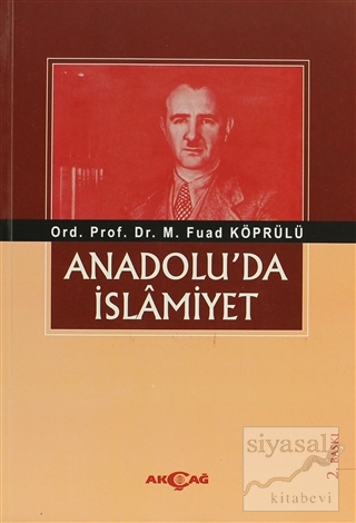 Anadolu'da İslamiyet Mehmed Fuad Köprülü