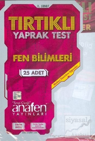 Anafen 3.Sınıf Fen Bilimleri Tırtıklı Yaprak Test