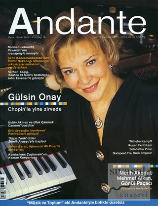 Andante Müzik Dergisi Sayı: 14 Ocak-Şubat 2005 Kolektif