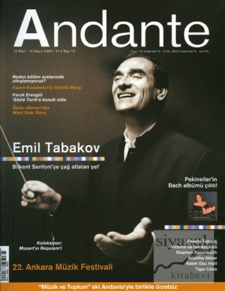 Andante Müzik Dergisi Sayı: 15 (15Mart-15Mayıs) 2005 Kolektif