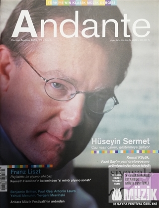 Andante Müzik Dergisi Sayı: 5 Haziran-Temmuz 2003 Kolektif