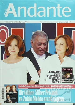 Andante Müzik Dergisi Sayı: 92 Haziran 2014 Kolektif