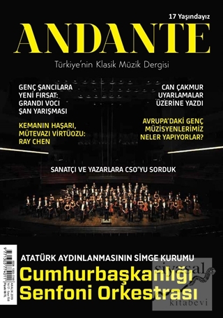 Andante Müzik Dergisi Yıl: 17 Sayı: 158 Aralık 2019 Kolektif