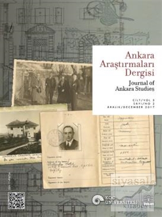 Ankara Araştırmaları Dergisi Cilt : 5 Sayı : 2 / Journal of Ankara Stu