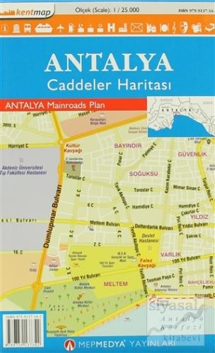Antalya Caddeler Haritası Kolektif