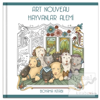 Art Nouveau - Hayvanlar Alemi Boyama Kitabı Kolektif