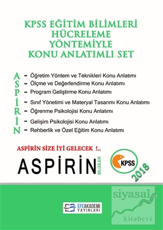 Aspirin Bilgiler 2018 KPSS Eğitim Bilimleri Hücreleme Yöntemiyle Konu 