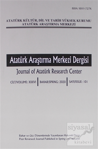 Atatürk Araştırma Merkezi Dergisi Sayı: 101 Kolektif