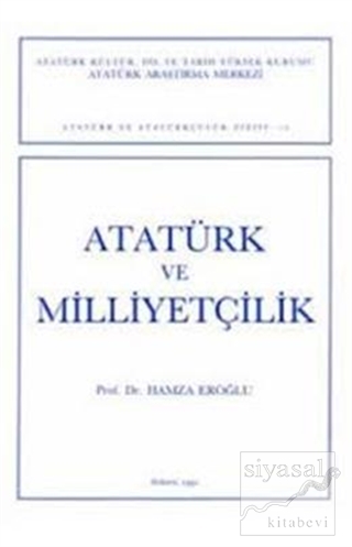 Atatürk ve Milliyetçilik - Hamza Eroğlu Hamza Eroğlu
