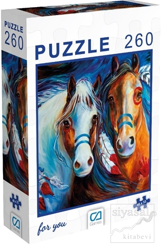 Atlar - 260 Parça Puzzle
