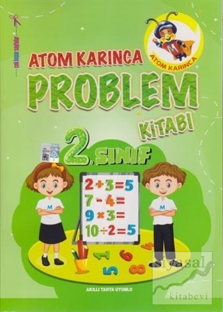 Atom Karınca 2. Sınıf Problemler Kitabı Ahmet Çelikkol