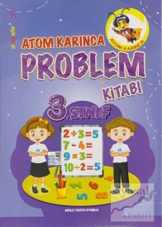 Atom Karınca 3. Sınıf Problemler Kitabı Ahmet Çelikkol