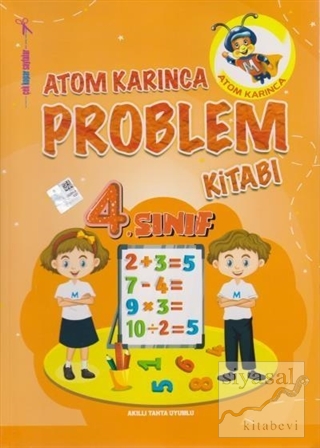 Atom Karınca 4. Sınıf Problemler Kitabı Ahmet Çelikkol