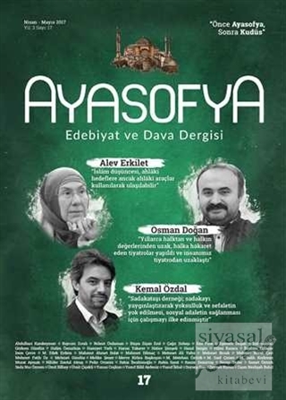 Ayasofya Dergisi Sayı: 17 Nisan - Mayıs 2017 Kolektif