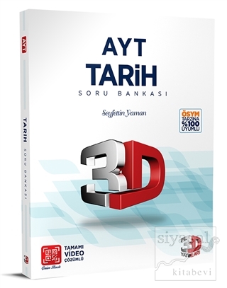 AYT 3D Tarih Soru Bankası Murat Usta
