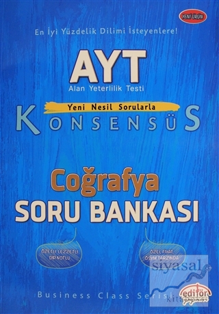 AYT Konsensüs Coğrafya Soru Bankası Kolektif