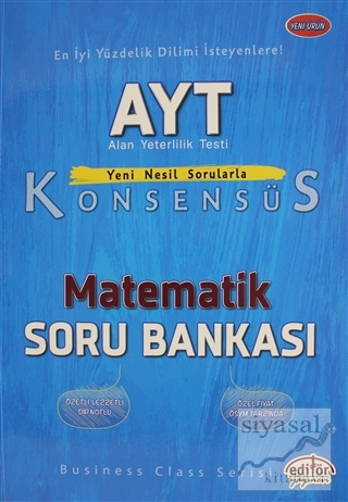 AYT Konsensüs Matematik Soru Bankası Kolektif