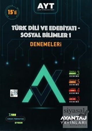 AYT Türk Dili ve Edebiyatı Sosyal Bilimler 1 Denemeleri Kolektif