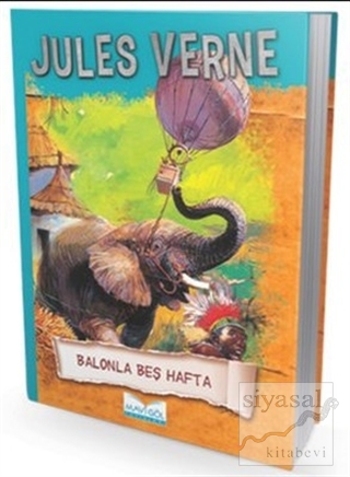 Balonla Beş Hafta (Ciltli) Jules Verne