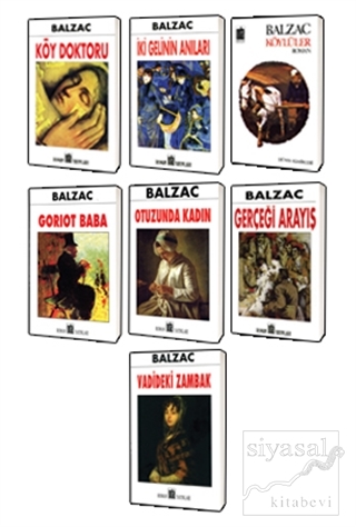 Balzac Klasikleri 7 Kitap Set Honore de Balzac