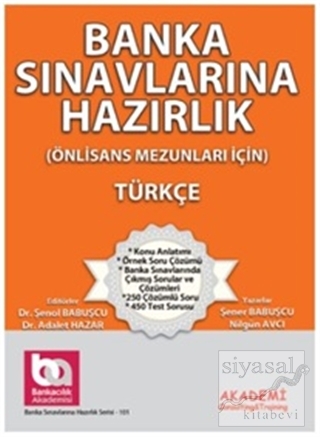 Banka Sınavlarına Hazırlık - Türkçe Şener Babuşcu