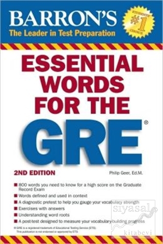 Barron's Essential Words For The Gre