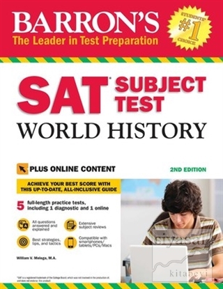 Barron's SAT Subject Test World History with Online Tests William Mele